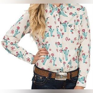 Cowgirl Hardware Girls Button Down Top